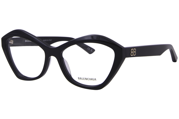  Balenciaga BB0341O Eyeglasses Women's Full Rim Cat Eye 