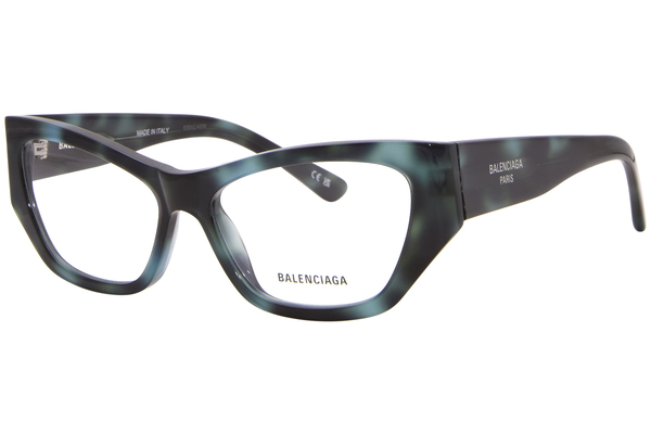  Balenciaga BB0372O Eyeglasses Women's Full Rim Cat Eye 