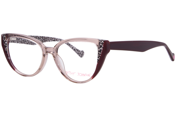 Betsey Johnson Be-Amazing Eyeglasses Women's Full Rim Cat Eye