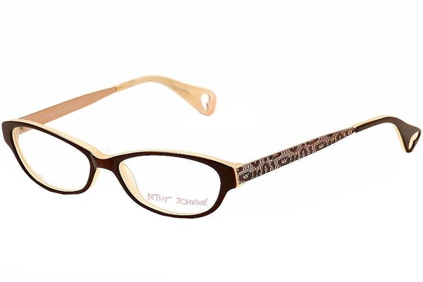  Betsey Johnson Women's Eyeglasses On The Prowl BJ052 Optical Frame 