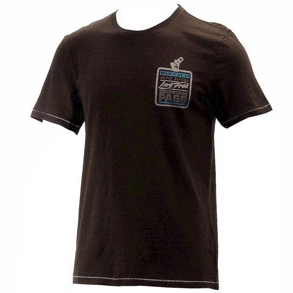  Buffalo By David Bitton Men's Nicheck Cotton Short Sleeve T-Shirt 