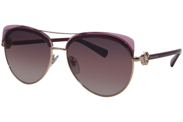  Bvlgari BV6164B Sunglasses Women's Pilot 