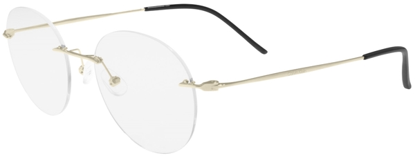  Calvin Klein CK22125TA Eyeglasses Rimless Round Shape 