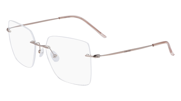  Calvin Klein CK22125TC Eyeglasses Rimless Square Shape 