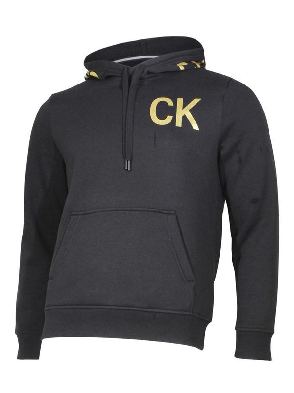  Calvin Klein Men's Iconic Graphic Pullover Hooded Sweatshirt Shirt 