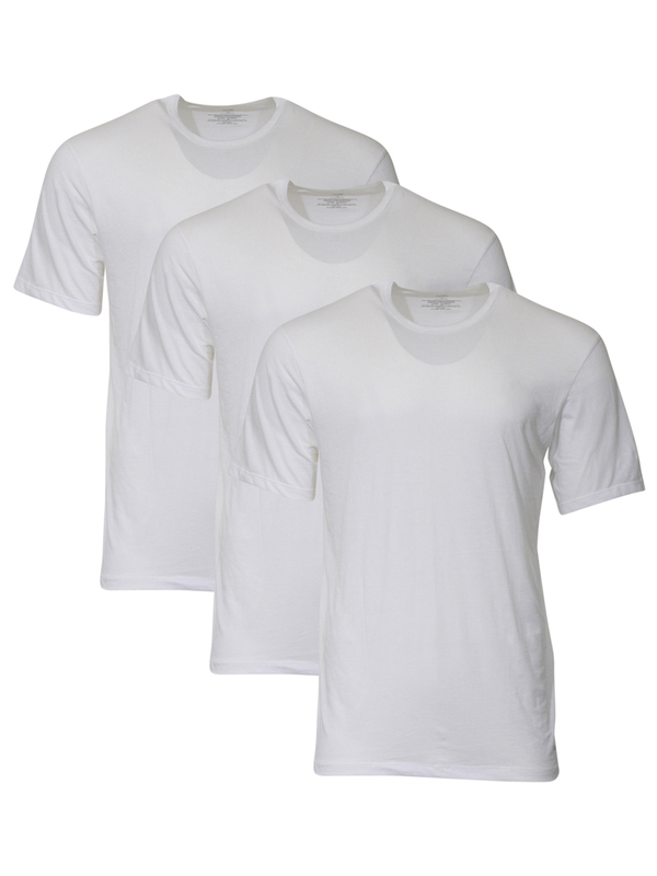  Calvin Klein Men's Slim Fit T-Shirts Crew Neck 3-Piece 