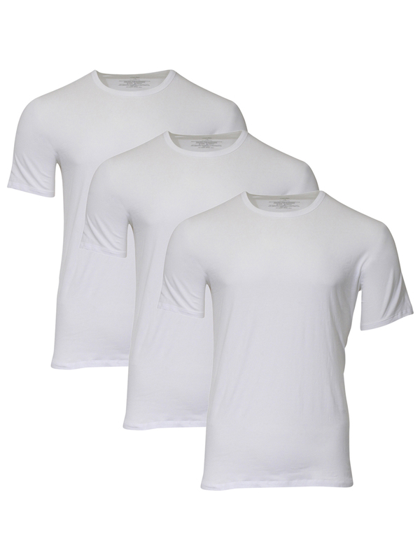  Calvin Klein Men's T-Shirts Crew Neck Moisture Wicking 3-Piece 