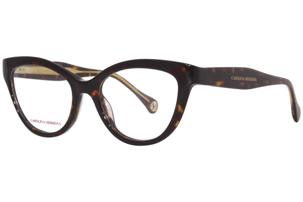  Carolina Herrera CH/0017 Eyeglasses Women's Full Rim Cat Eye 