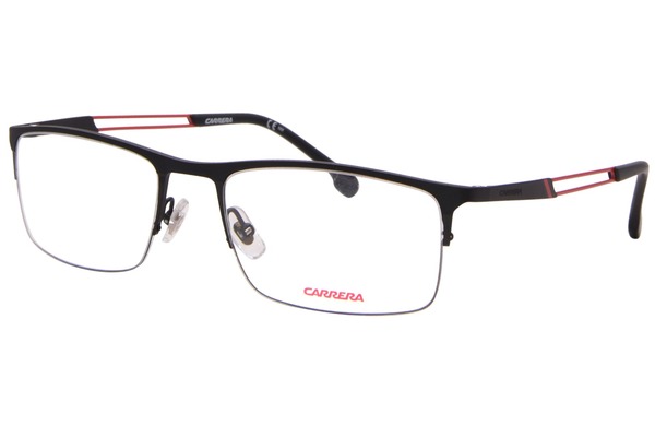 Carrera 8832 Titanium Eyeglasses Men's Semi Rim Rectangle Shape