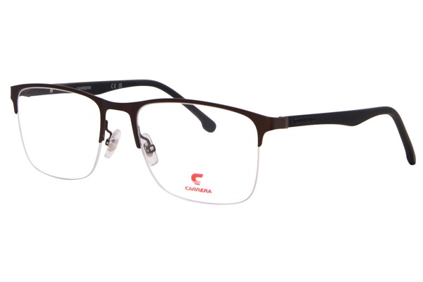 Carrera 8861 Eyeglasses Men's Semi Rim Rectangle Shape