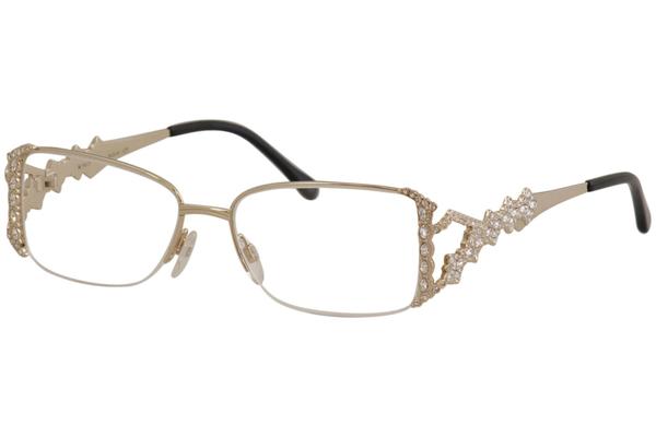  Caviar Women's Eyeglasses Champagne M5615 M/5615 Half Rim Optical Frame 