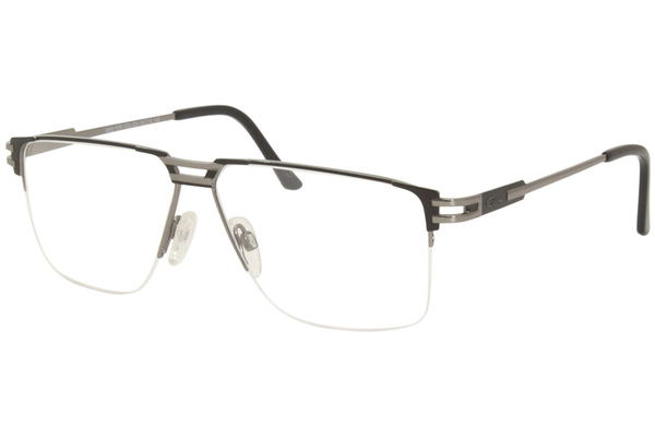 Cazal 7076 Eyeglasses Men's Half Rim Titanium Optical Frame