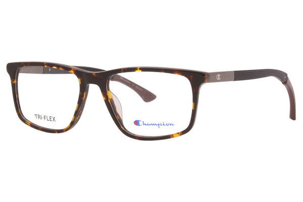  Champion Chill Eyeglasses Men's Full Rim Rectangle Shape Tri-Flex 