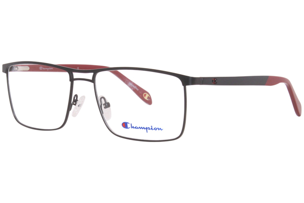 Champion Smooth Eyeglasses Men's Full Rim Rectangle Shape