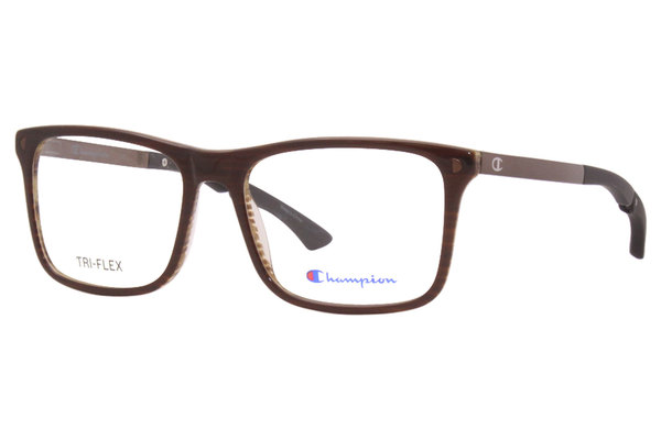 Champion Tri-Flex Cutril Eyeglasses Men's Full Rim Rectangular Optical Frame