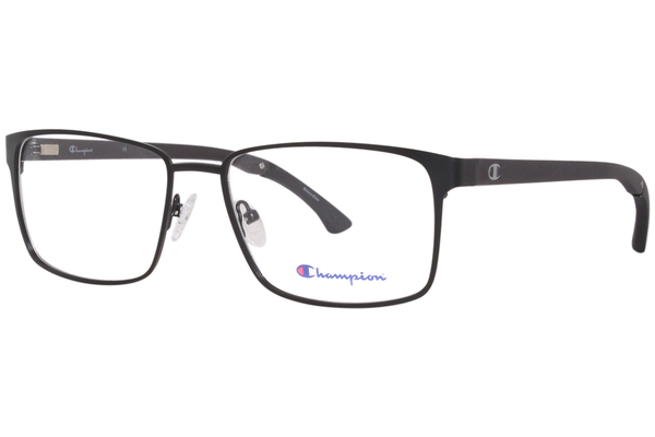  Champion ZONEX100 Eyeglasses Men's Full Rim Square Shape Tri-Flex 