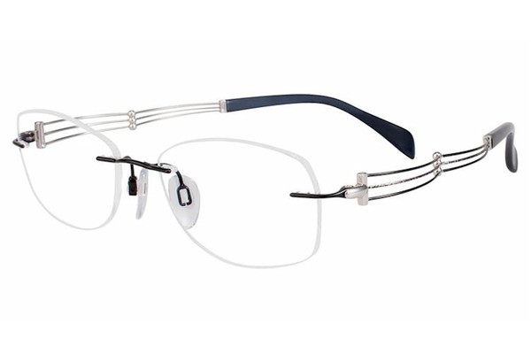  Charmant Line Art Eyeglasses XL2075 XL/2075 Titanium Rimless Optical Frame 