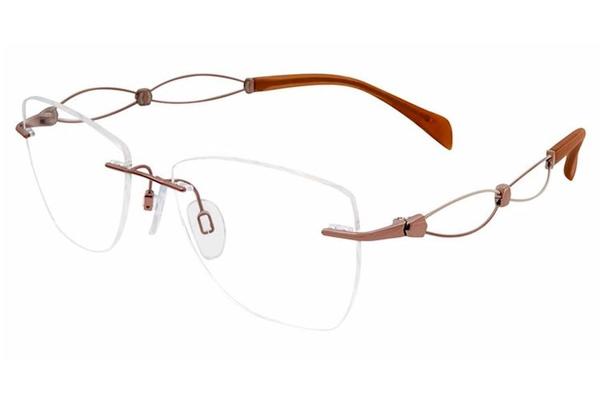  Charmant Line Art Women's Eyeglasses XL2104 XL/2104 Rimless Optical Frame 