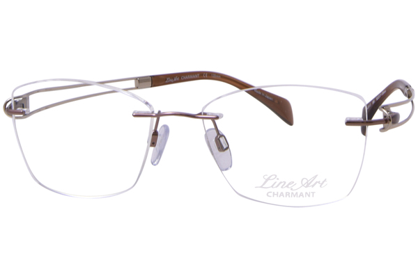  Charmant Line Art Women's Eyeglasses XL2117 XL/2117 Rimless Optical Frame 