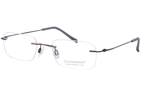  Charmant Men's Eyeglasses TI8333E TI/8333E Rimless Optical Frame 