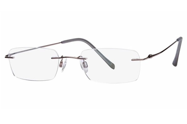  Charmant Men's Eyeglasses TI8333E TI/8333E Titanium Rimless Optical Frame 