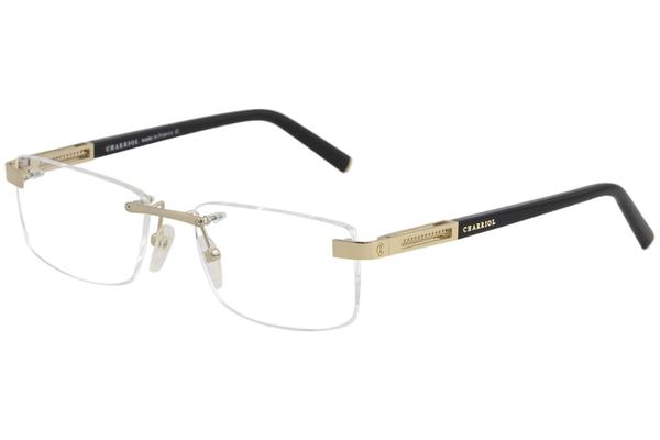  Charriol Men's Eyeglasses PC7528 PC/7528 Rimless Optical Frame 