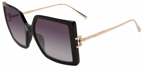  Chopard IKCH334 Sunglasses Titanium Women's Square Shape w/Chain 