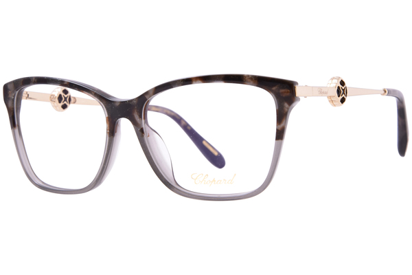  Chopard VCH318S Eyeglasses Women's Full Rim Square Shape 