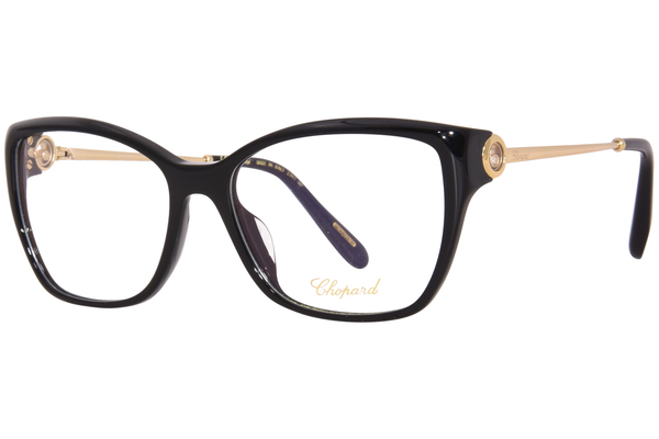 Chopard VCH322S Eyeglasses 23KT Gold Plated Women's Full Rim Square Shape