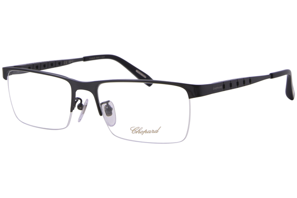 Chopard VCHA98M Eyeglasses Semi Rim Rectangle Shape