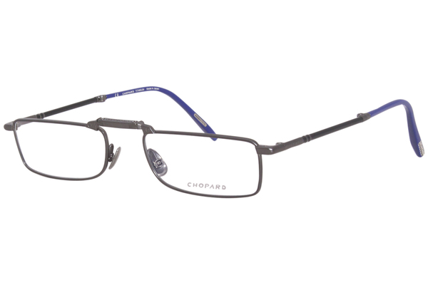  Chopard VCHD86 Folding Eyeglasses Men's Full Rim Rectangle Shape 