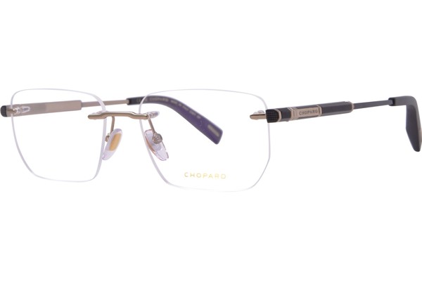  Chopard VCHG07 Eyeglasses Rimless Square Shape 