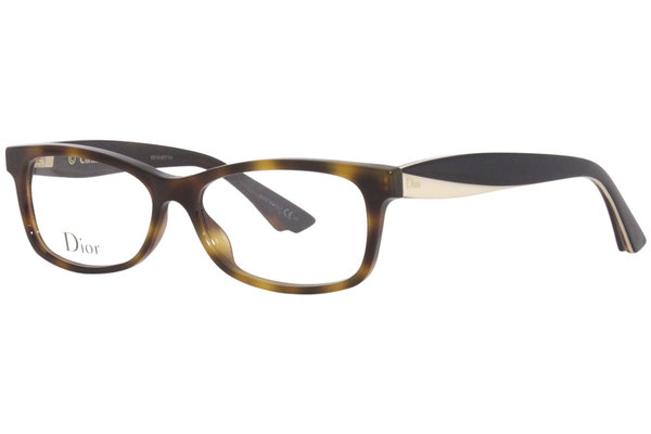  Christian Dior CD3289 Eyeglasses Women's Full Rim Rectangular Optical Frame 