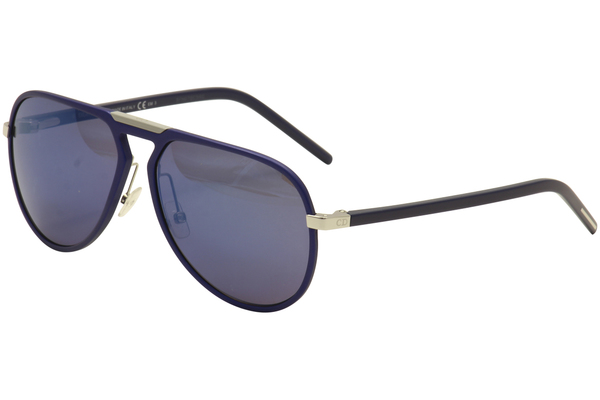  Christian Dior Homme Men's AL 132/S Blue Aviator Sunglasses 