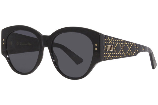  Christian Dior LadyDiorStuds2 Sunglasses Women's Fashion Oval 