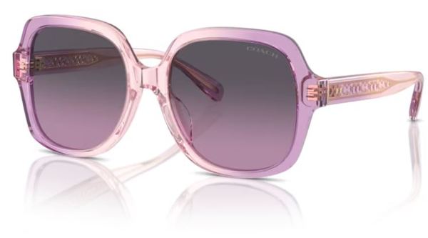  Coach CR614 HC8395U Sunglasses Women's Square Shape 