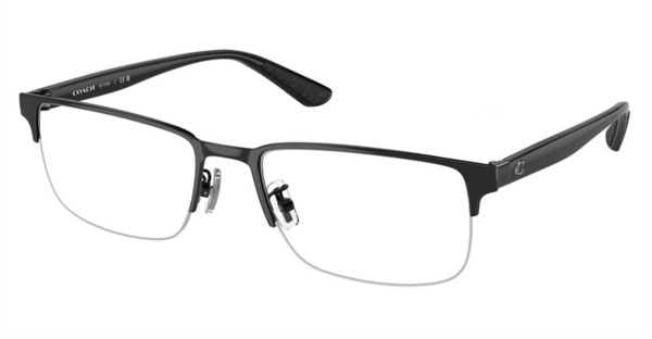  Coach HC5158 Eyeglasses Men's Semi Rim Rectangle Shape 