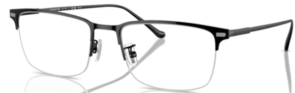 Coach HC5172T Eyeglasses Men's Semi Rim Rectangle Shape