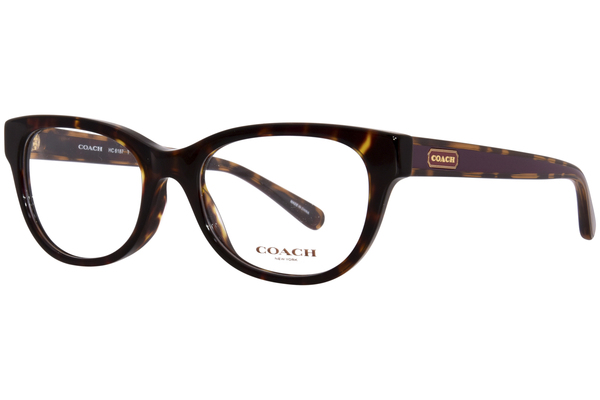  Coach HC6187 Eyeglasses Women's Full Rim Rectangle Shape 