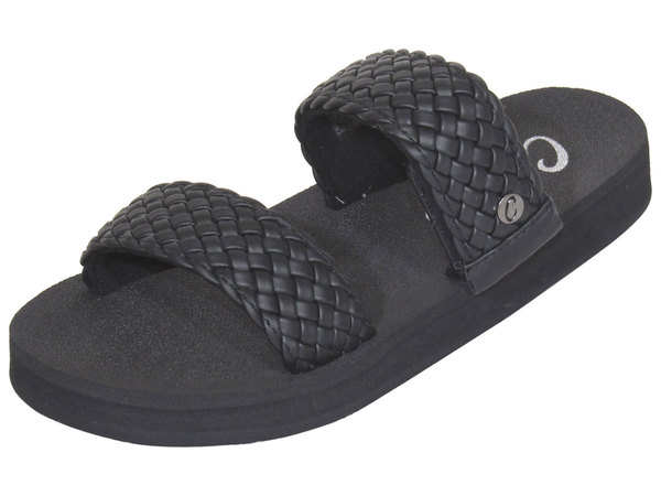  Cobian Women's Braided-Bounce-Slide Sandals Dual Strap Shoes 