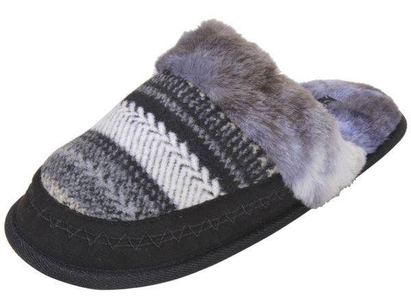  Cobian Women's Cheyenne-Mule Slipper Shoes Faux Fur 