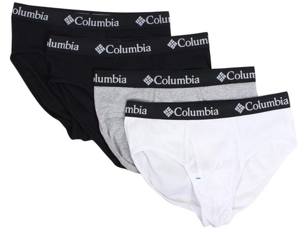  Columbia Men's 4-Pc Cotton Briefs Underwear 