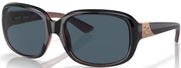  Costa Del Mar Polarized Gannet 6S9041 Sunglasses Women's Pillow Shape 