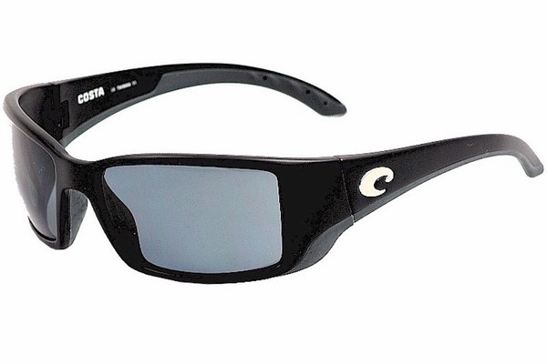  Costa Del Mar Polarized Blackfin Sunglasses Men's Rectangle Shape 