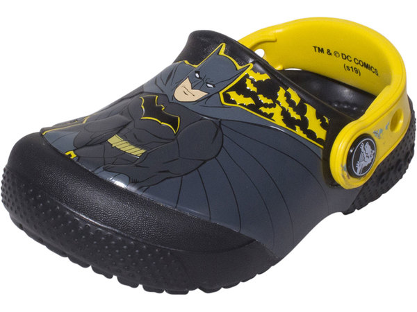  Crocs Toddler/Little Kids Boy's Iconic Batman Clogs Water Shoes Glow In The Dark 