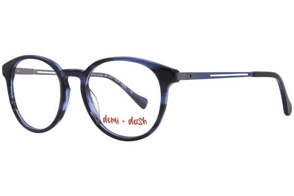  Demi + Dash Drift Eyeglasses Youth Kids Boy's Full Rim Round Shape 