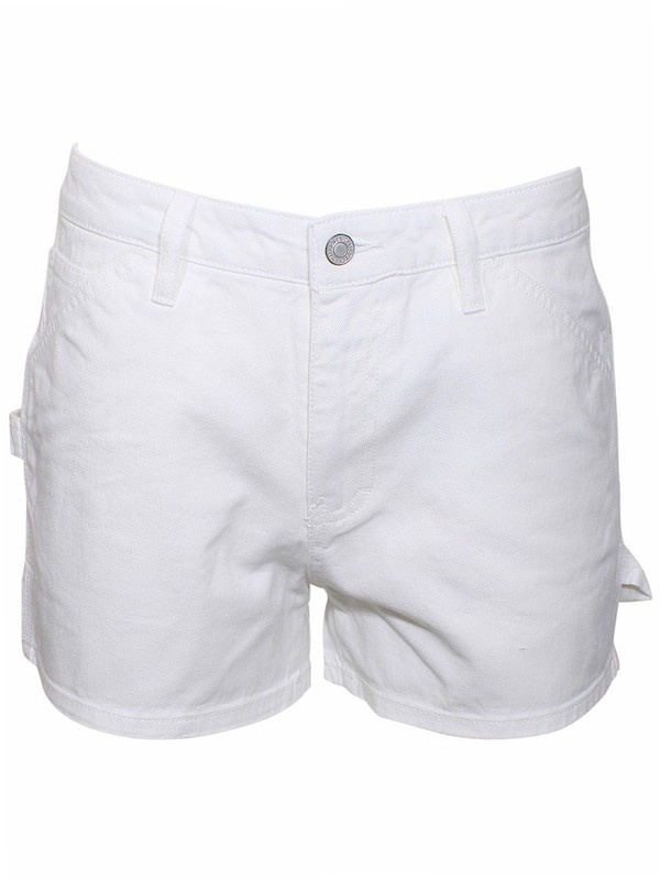  Dickies Girl Carpenter Shorts Juniors/Women's High Rise Twill 