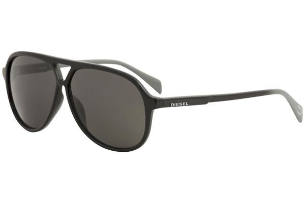  Diesel Men's DL0156 DL/0156 Retro Pilot Sunglasses 