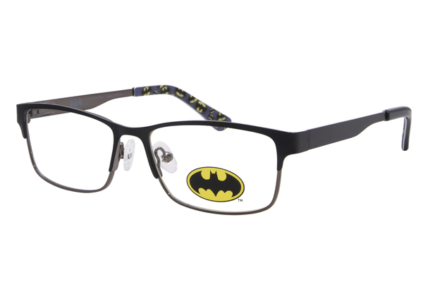  Disney Batman BME11 Eyeglasses Youth Kids Boy's Full Rim Rectangle Shape 