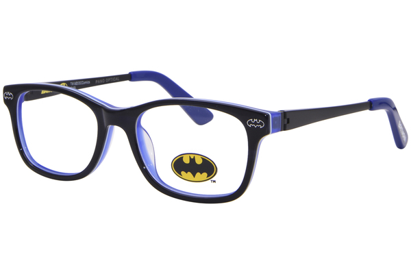  Disney Batman BME902 Eyeglasses Youth Kids Full Rim Rectangle Shape 